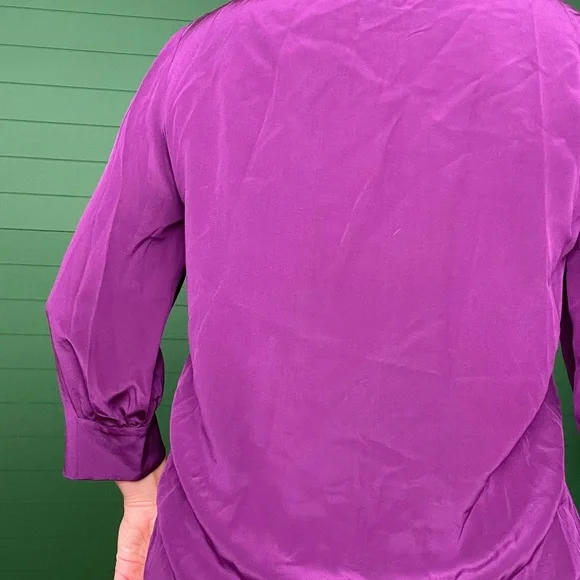 Chloe silk purple shirt - Picture 3 of 5